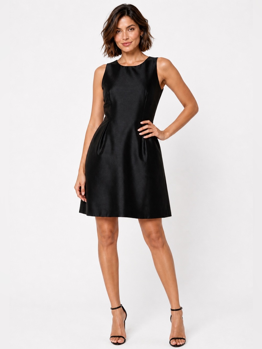 Kate Spade Black Fit & Flare Embellished Bow Cocktail Dress ~ Sz 12 - Picture 3 of 7